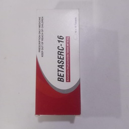 BETASERC-16 BETAHISTINE DIHYDROCHLORIDE BP