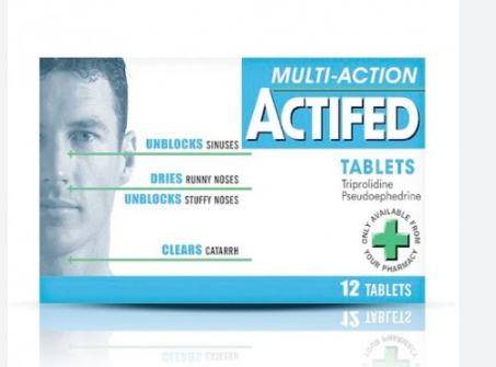 ACTIFED MULTI-ACTION *12 TABLETS