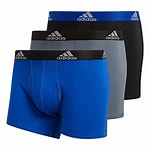 ADIDAS COTTON STRETCH 3 LOW RISE TRUNKS