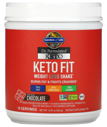 GARDEN OF LIFE DR.FORMULATED KETO FIT WEIGHT LOSS SHAKE *10 SERVINGS