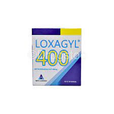 LOXAGYL (M & B) 400mg 10x10 TABLETS