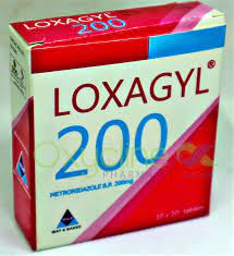 LOXAGYL 200MG 10 X 10 TAB / SATCHET