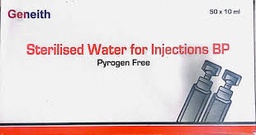 GENEITH STERILISED WATER FOR INJECTION