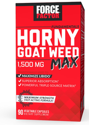 FORCE FACTOR HORNY GOAT WEED MAX 1,500MG *90 CAPSULES