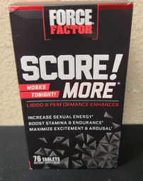 FORCE FACTOR SCORE MORE *76 TABLETS